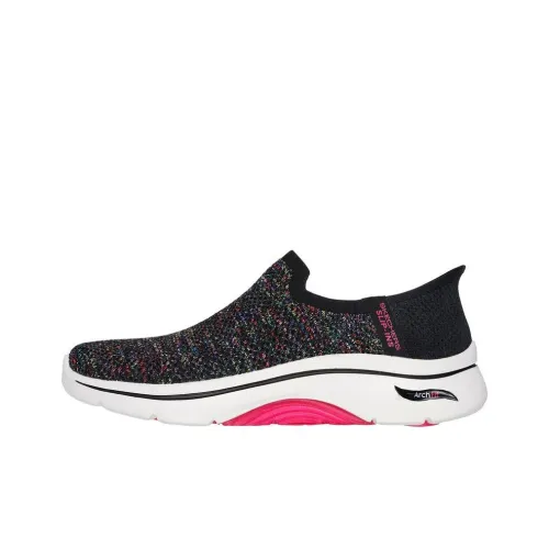 Skechers GO Walk Arch Fit 2.0 Anti Slip Wear Resistant Low Top Casual Shoes Women's Black