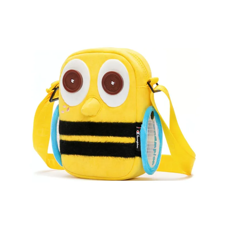 Champion Melting Sadness Collaboration Champion Mtss Co Branded Series Polyester Bee Bag Shoulder Bag Unisex Yellow-1