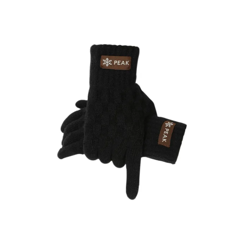 PEAK Acrylic Polyamide Polyester Knit Gloves Unisex-2
