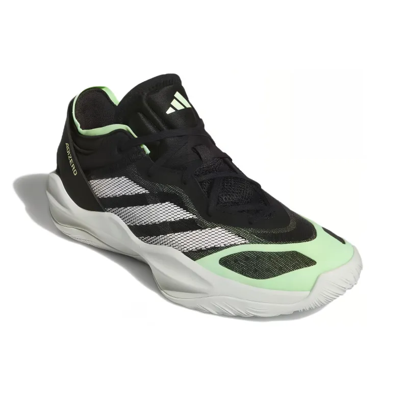 Adidas Adizero Select 2.0 Low Core Black Cloud White Green Spark-2
