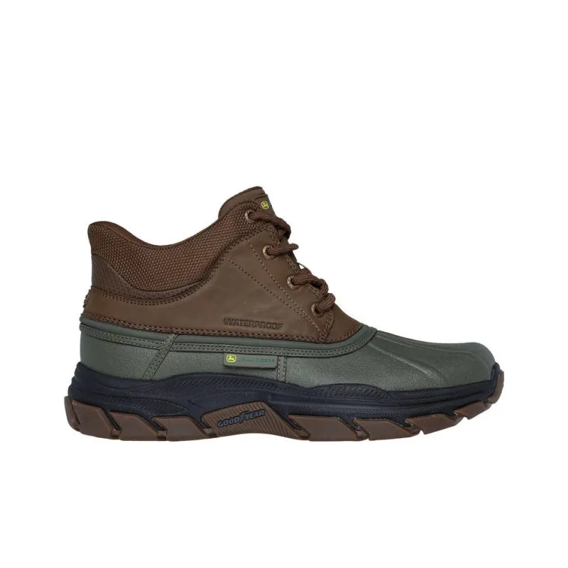 John Deere x Skechers Respected Ankle Boots Men's Brown-1