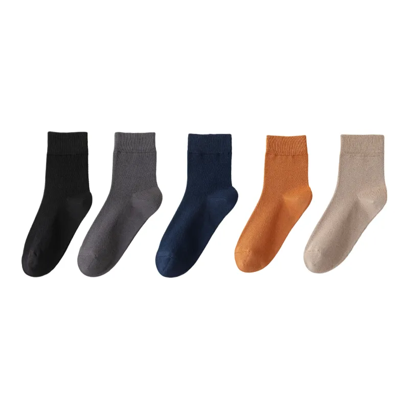 Yalu Mid Calf Socks Men's 5 Pack-0