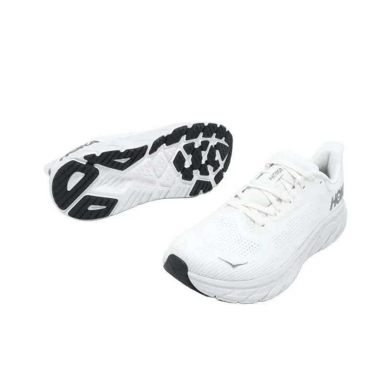 HOKA ONE ONE Arahi 7 2E Wide 'Blanc De Blanc Steel Wool'-3