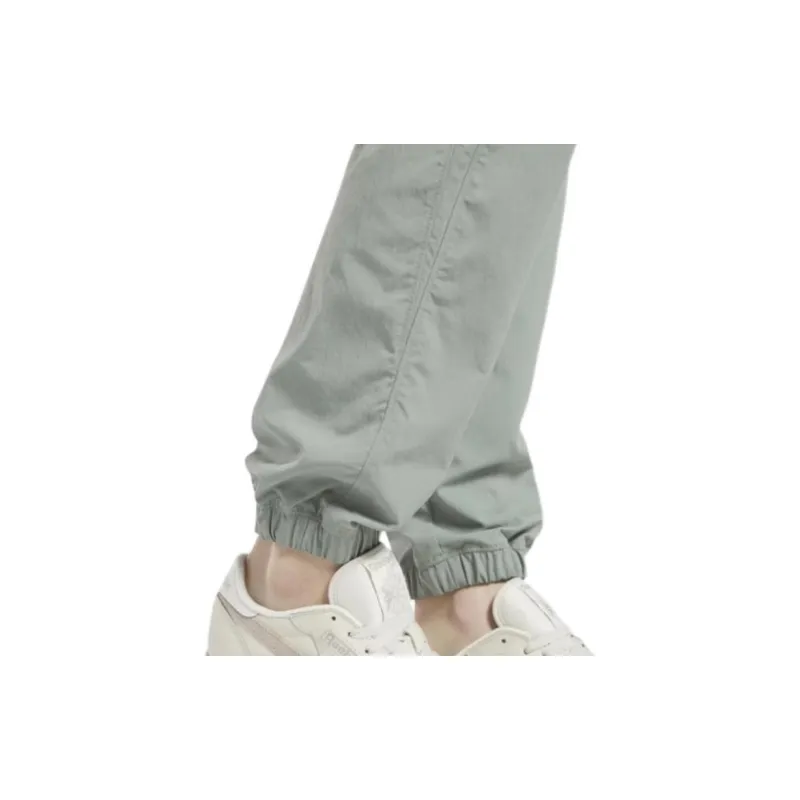 Reebok Knitted Sweatpants Women's Gray Green-3