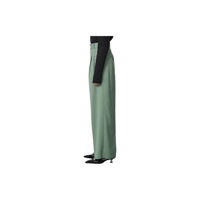 PUBLIC TOKYO FW24 Casual Pants Women's Green-2