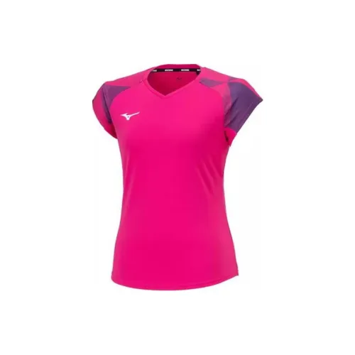 Mizuno Badminton Jerseys Women's Rose Red