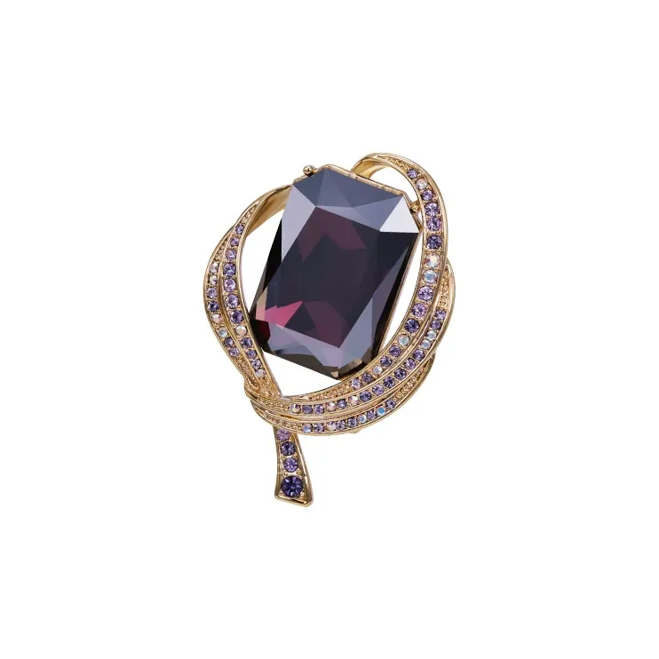 Eternelle Austrian Crystal Brooches Women's-2