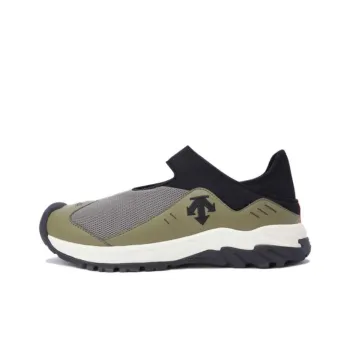 DESCENTE Urban T450 Anti Slip Wear Resistant Low Top Casual Shoes Unisex Gray Green Black