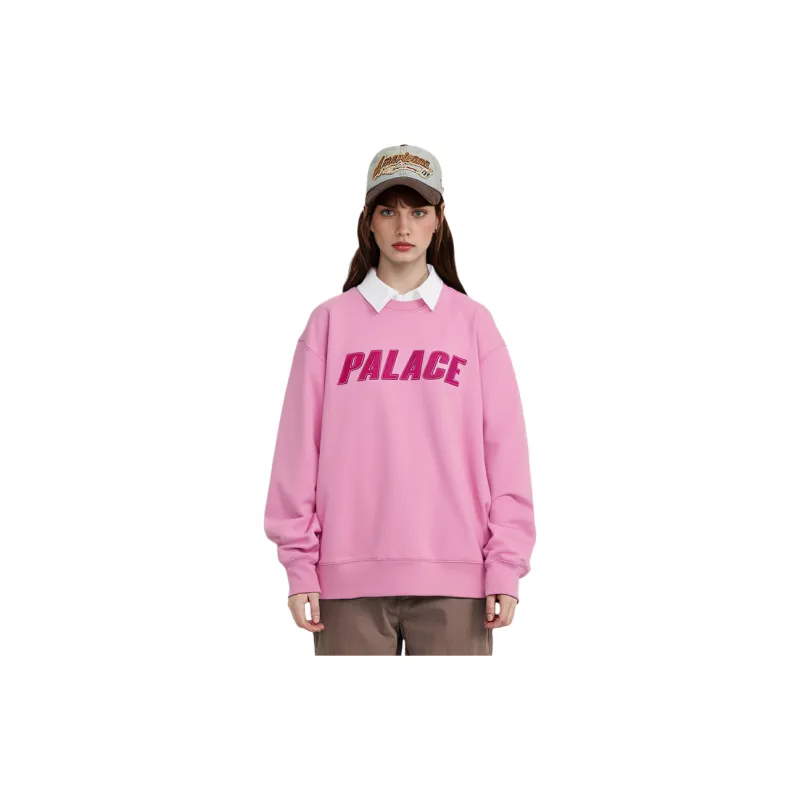 PALACE Iridescent Appliqué Crew-1