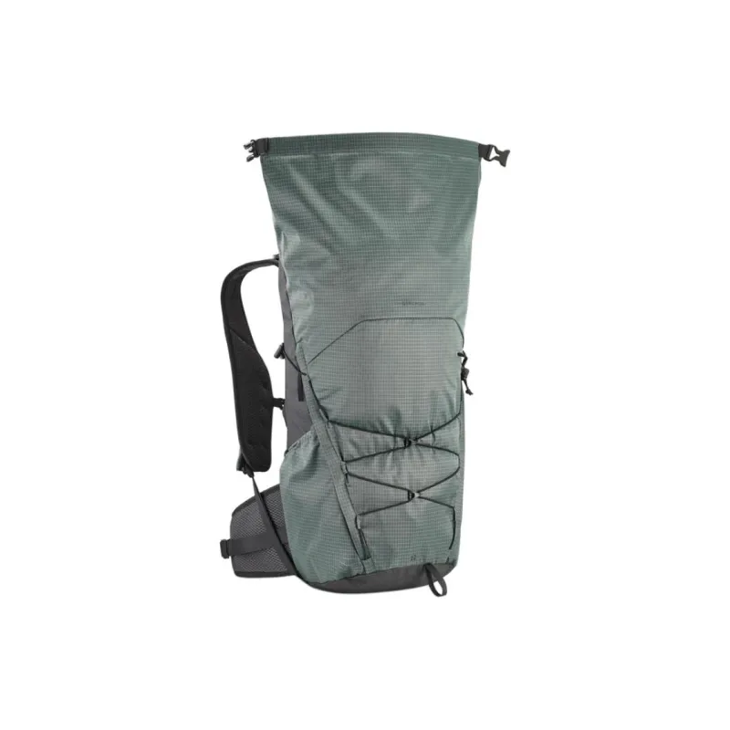 DECATHLON Polyester Outdoor Hiking Bag Backpack Regular Unisex Olive Green/Glacier Gray-3