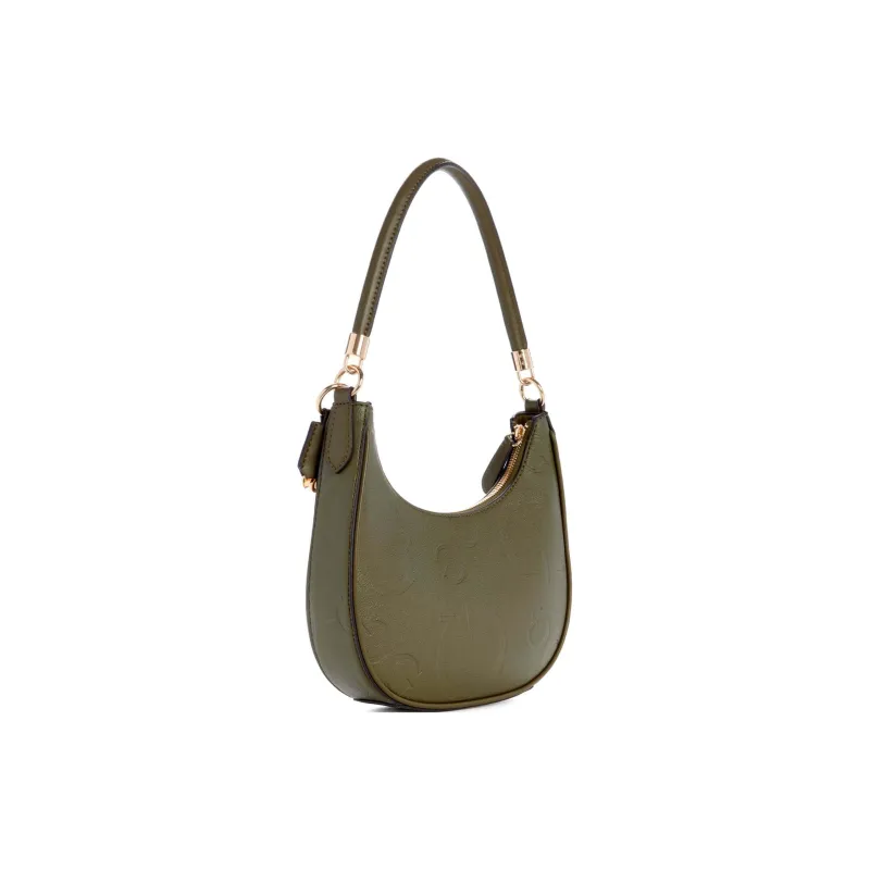 GUESS Artificial Leather Portable Crossbody Bag, Shoulder Bag Women's Green-1