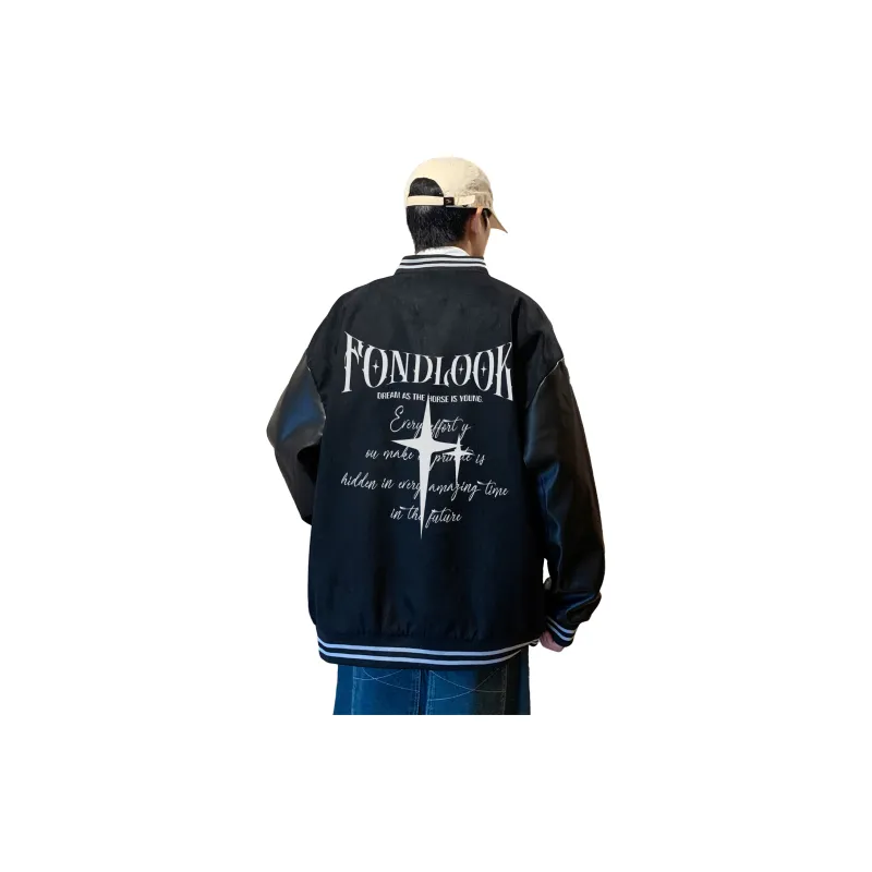 FONDLOOK Baseball Jacket Unisex-2