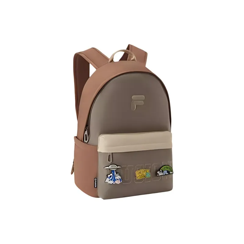FILA FUSION Fabric Backpack Regular Unisex Mud Dark Khaki-1