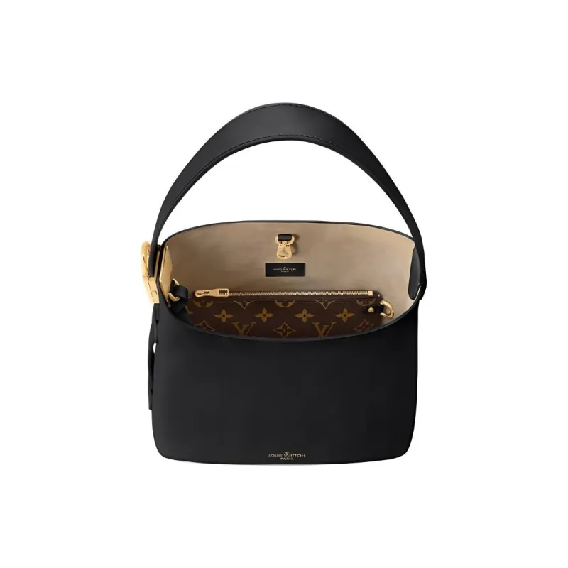 LOUIS VUITTON Low Key Hobo Pm Black-2