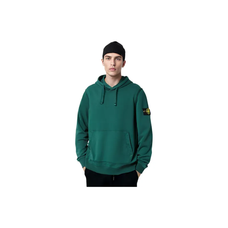 STONE ISLAND Sweatshirts Men Bottle Green-3