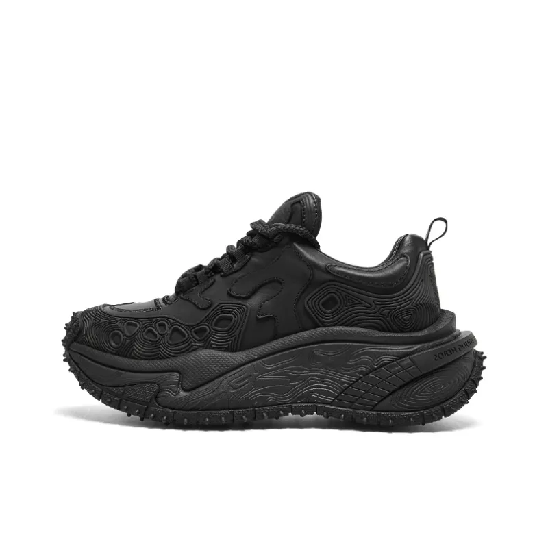 CHERYKALLY Cushioning Wear Resistant Low Top Chunky Sneakers Women's-0