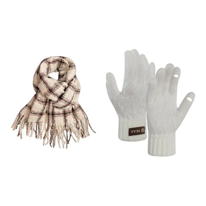 PEAK Acrylic Polyamide Polyester Knit Gloves Unisex-18
