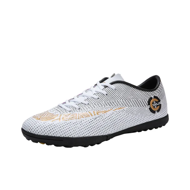 Prince McQueen FG Rubber Long Studs Artificial Ground Anti-Slip And Wear-Resistant Coverage Soccer Shoes Unisex Black-28