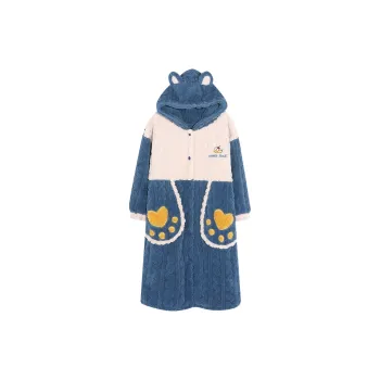 YIROUQING Pajama Robe Men's Image Color