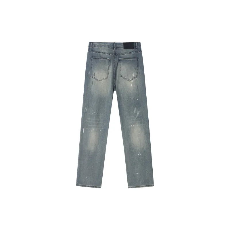 UNKNOWTAL Jeans Unisex Washed Blue-1