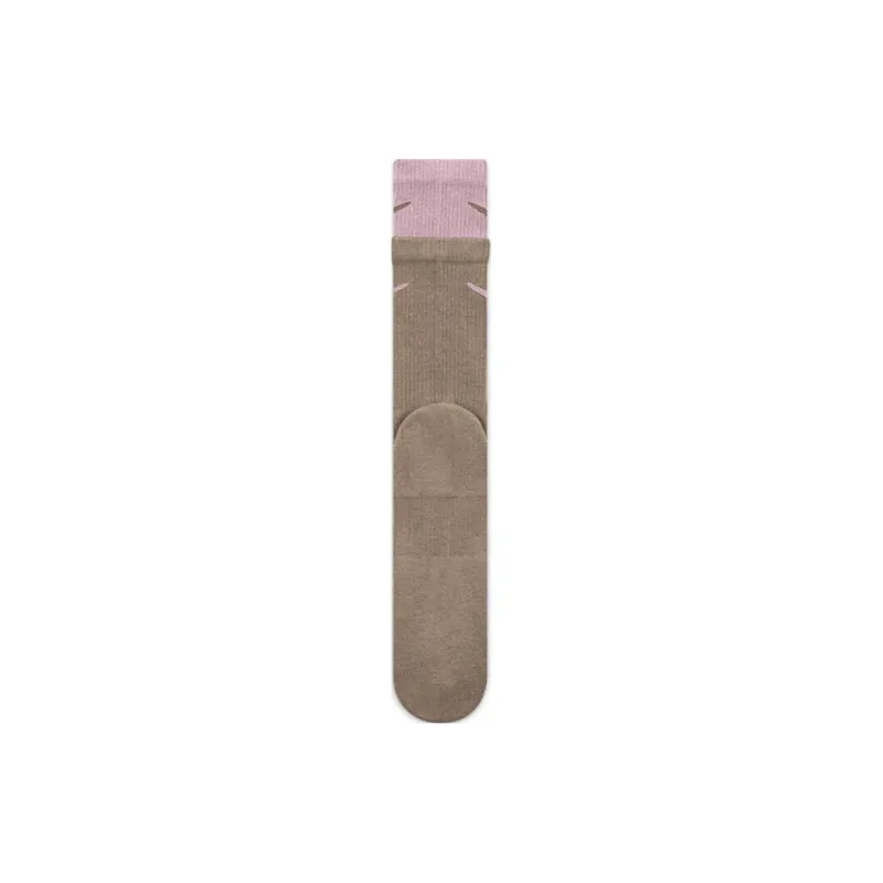 Nike Knee-High Socks Unisex 1 Pack Khaki Pink-2