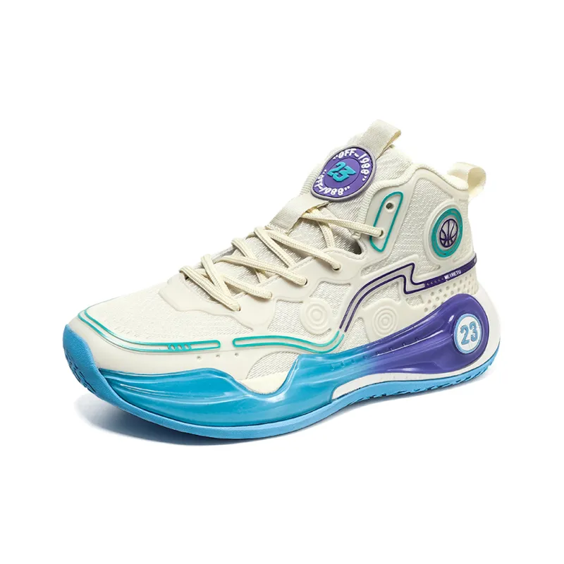 Meiretu Shock Absorbers Rebound High Top Basketball Shoes Unisex-9
