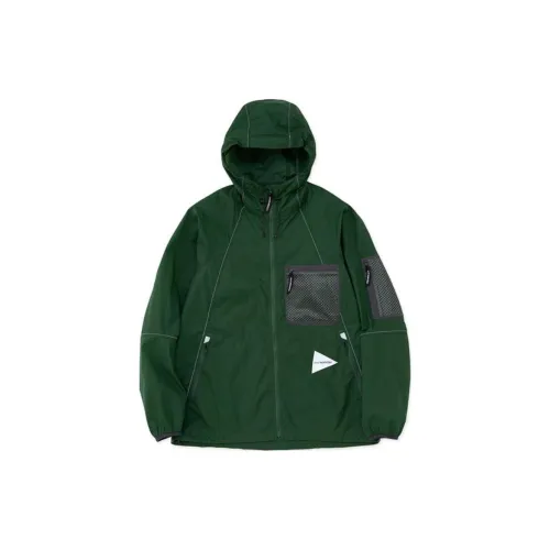 And Wander Jackets Unisex Green