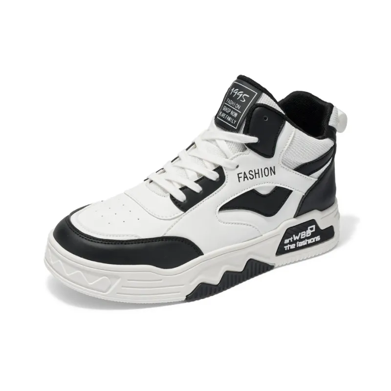 M.M Party Slip Resistant Balance High Top Skateboard Shoes Men's-1