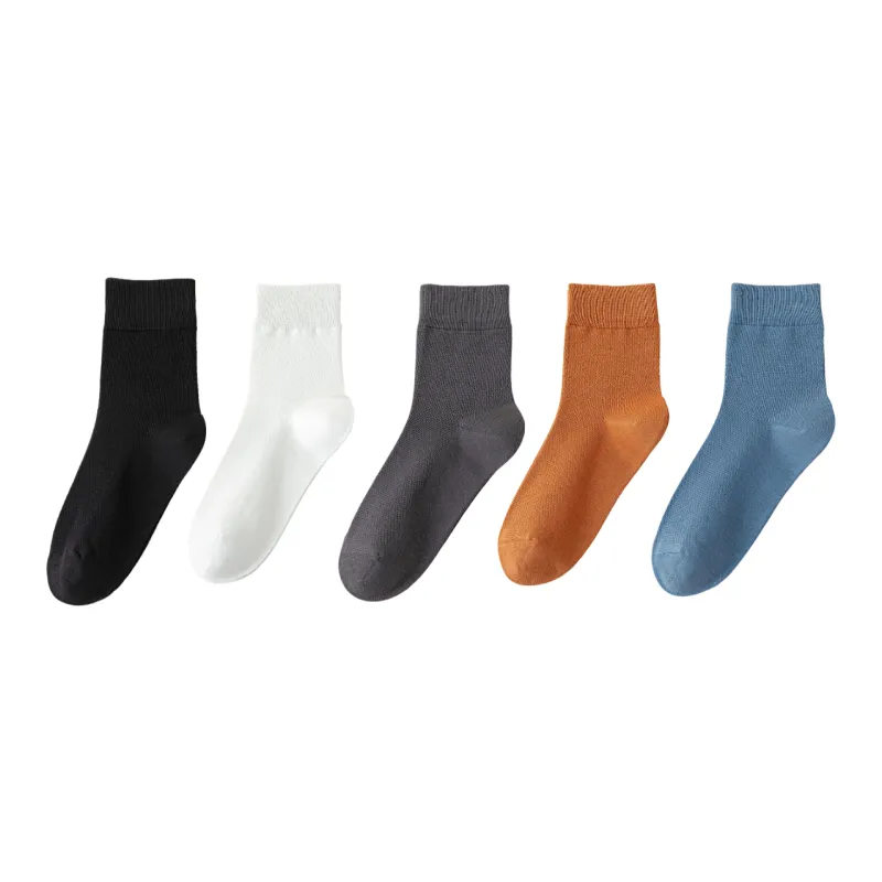 Yalu Mid Calf Socks Men's 5 Pack-4