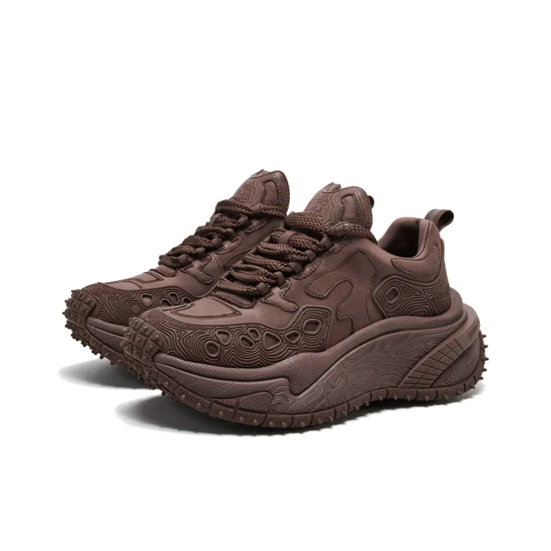 CHERYKALLY Cushioning Wear Resistant Low Top Chunky Sneakers Women's-8