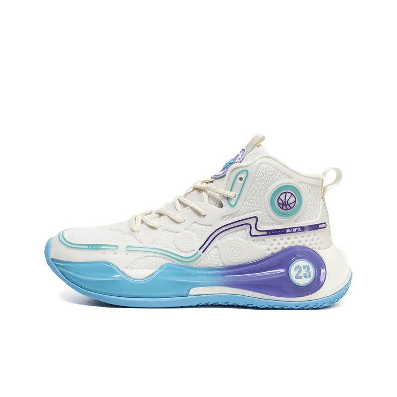 Meiretu Shock Absorbers Rebound High Top Basketball Shoes Unisex-8