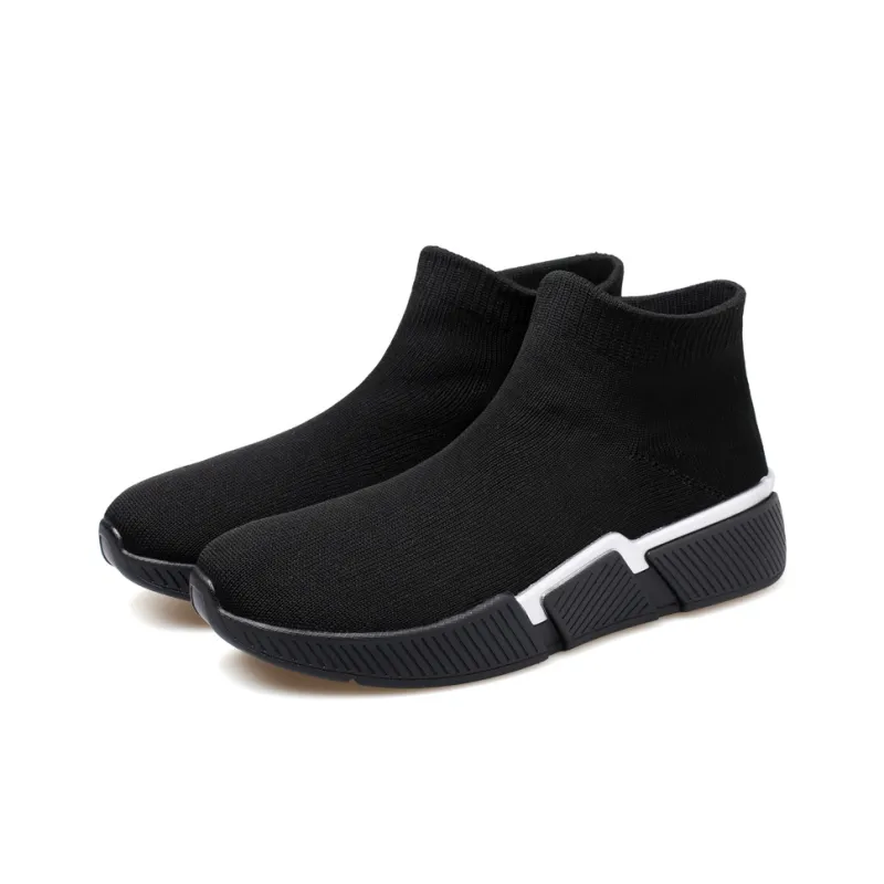 POLAR BEAR Anti-Slip And Wear-Resistant Breathable High-Top Casual Shoes Men's-8