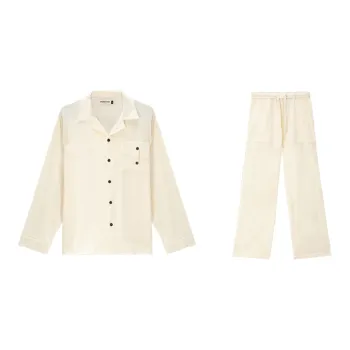 CICADAHOME Pajama Set Unisex Original White