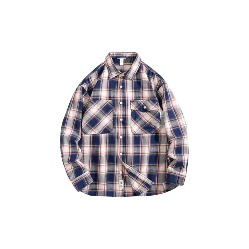 GTRG Shirts Unisex Blue Plaid