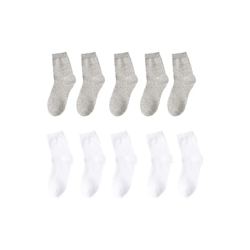 NOME Mid Calf Socks Men Multicolor Basic Mixed Color-24