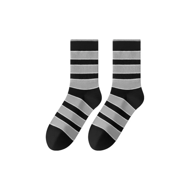 MIIOW Mid Calf Socks Men's 5 Pack-3