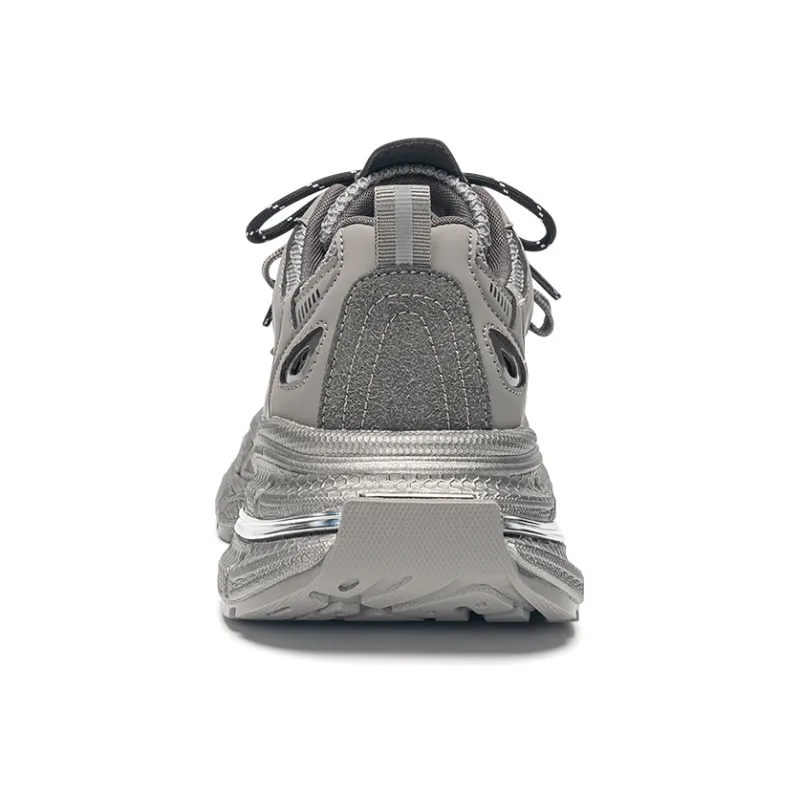 EXULL Q Low Top Chunky Sneakers Women's Gunmetal-3