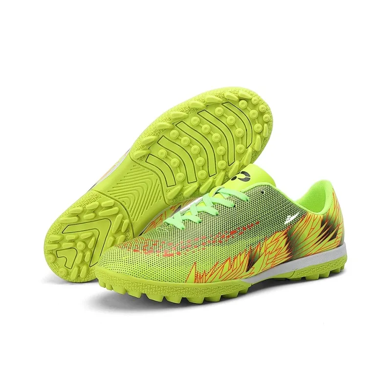 Kuding Soccer Shoes Unisex Low Top White-6