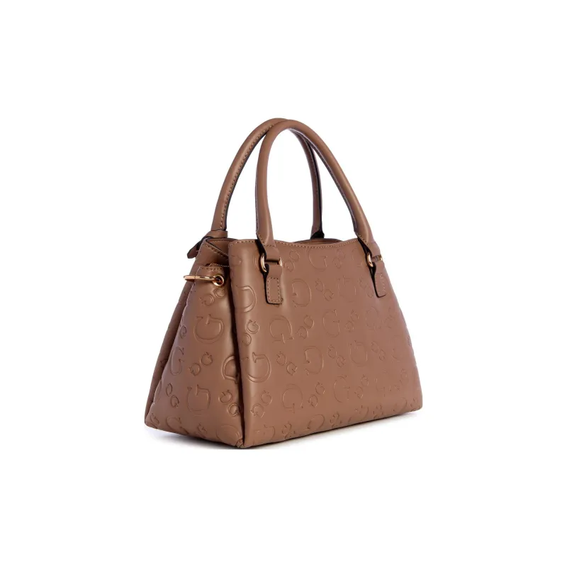 GUESS Artificial Leather Shoulder Bag Crossbody Bag Handbag Women's Chocolate-1