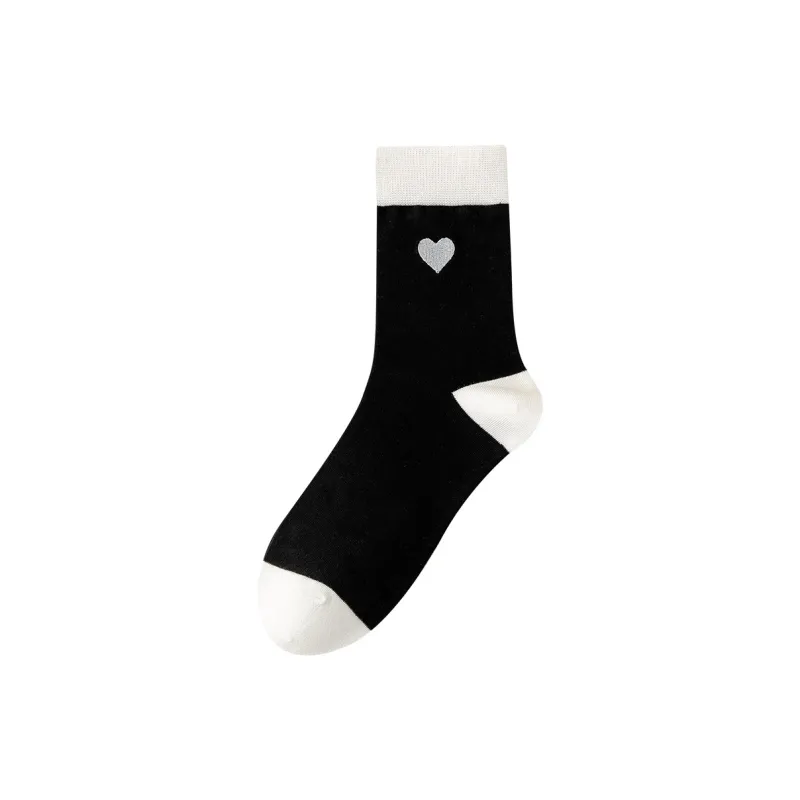 Lan Miao Mid Calf Socks Women's 7 Pack-12