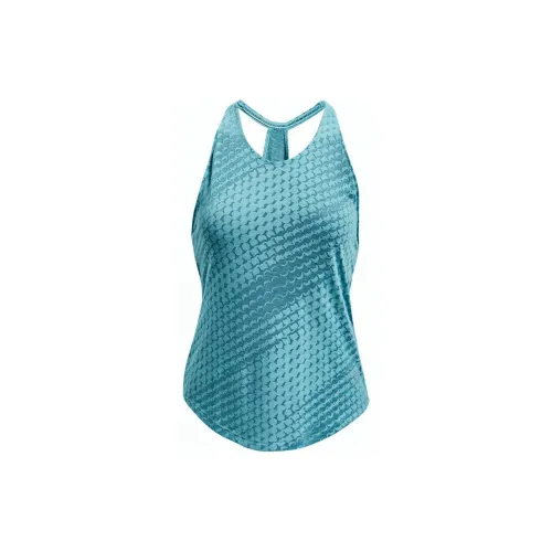 Under Armour Streaker Tank Tops Women's Blue