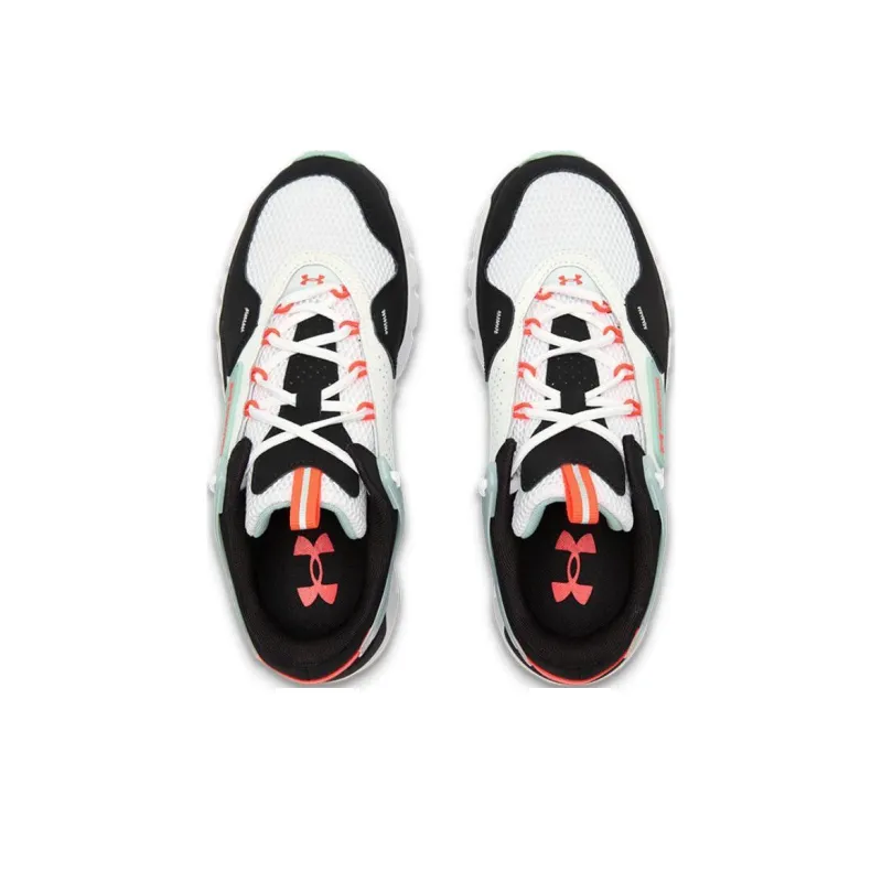 Under Armour SUMMIT Anti Slip Wear Resistant Low Top Casual Shoes Men's White Black-3