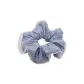 Blue Stripes-Lace Trims Hair Tie