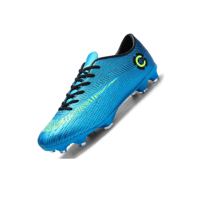 Prince McQueen FG Rubber Long Studs Artificial Ground Anti-Slip And Wear-Resistant Coverage Soccer Shoes Unisex Black-17
