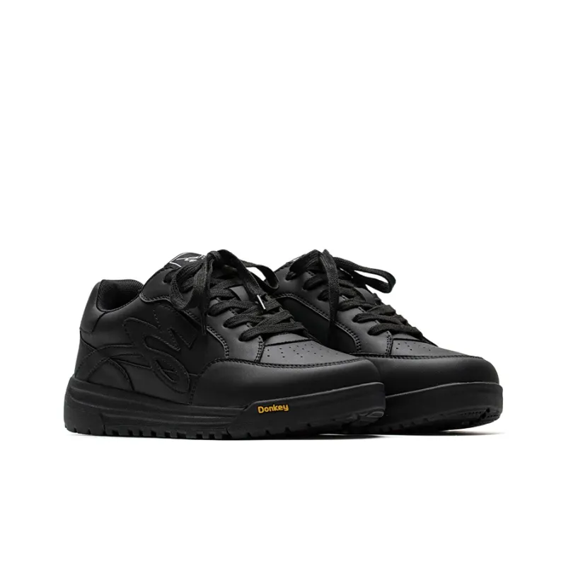 Mule Donkey Low Top Casual Shoes Unisex Black-2