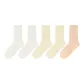[5 Pack]Milk White+Milk White+Light Yellow+Light Yellow+Light Pink