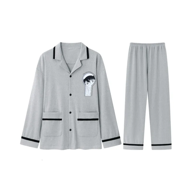 Lan Miao Pajama Set Men's Green-8