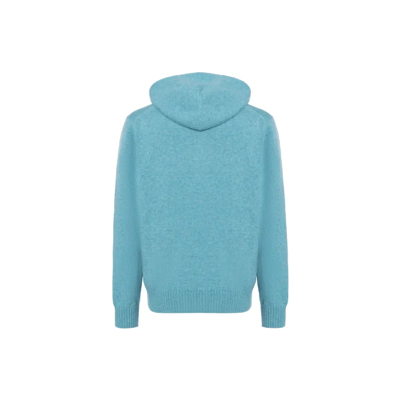 DIOR Logo Patch Long Sleeved Hoodie-1