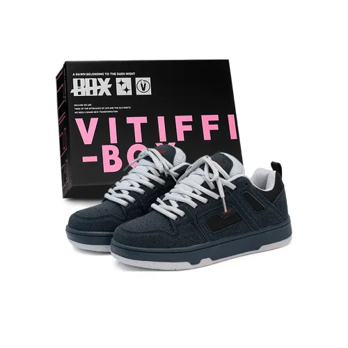 Vitiffi Skateboard Shoes Unisex Low-Top Blue