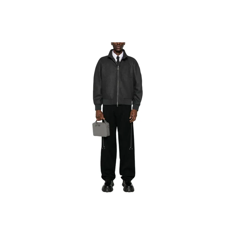 FENDI Felted Bomber Jacket-1